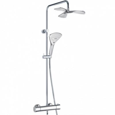 KLUDI DUAL SHOWER SYSTEM с термостатом, с душевой лейкой KLUDI FIZZ 6709605-00