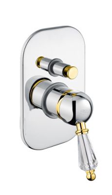 Смеситель для душа Fiore IMPERIAL- SKY  (SWAROVSKI®) 82CO5134, хром/золото