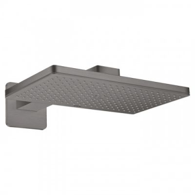 Axor ShowerSolutions Верхний душ 46х27см, 1jet, с настенным держателем 46см.,  цвет: шлифованный черный хром 35274340