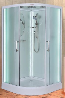 Душевая кабина 110x110 ESBANO ES-L110CR с LED освещением