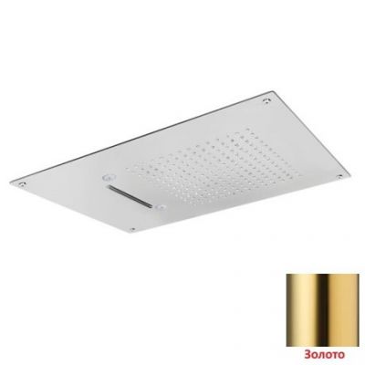 AquaElite душ встраиваемый в потолок 3 режима 550x400 SF021A06Q золото