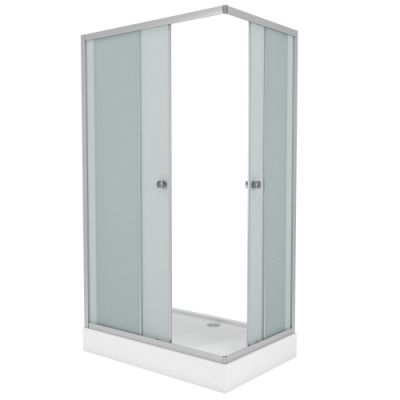 Niagara Eco Душ. уголок NG-012-14Q (1200х800х1950) низкий поддон(13см) стекло матовое,
