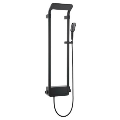 1020W0 Душевая панель B&W  W1020 Velvet Black (1300х405x230)