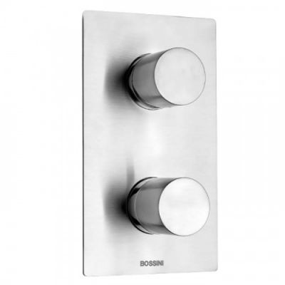 Bossini Inox Смеситель для душа, встраиваемый, с девиаторм 1/2/3/4/5, цвет: сталь брашированная INZ042.075