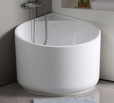 Акриловая ванна круглая угловая установка 95x95 ABBER AB9305