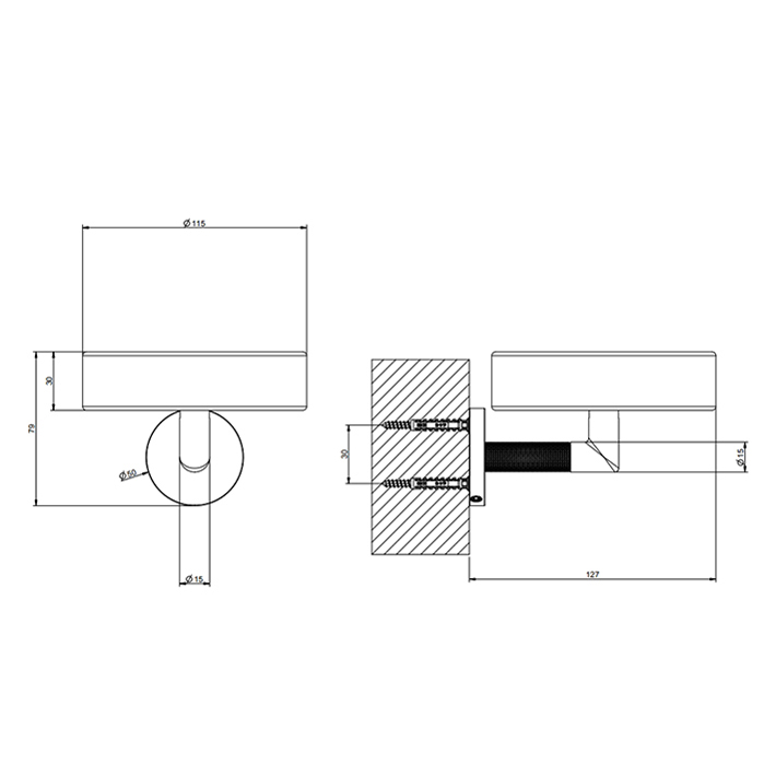 Gessi Anello Мыльница, подвесная, цвет: Finox Brushed Nickel/белый 63701#149