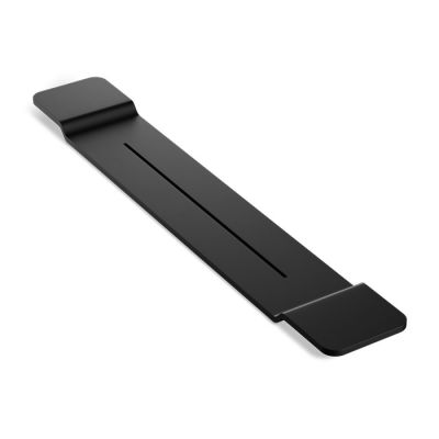 973160 Decor Walther Black Stone WAN Полка для ванны 95x30 см, цвет: черный матовый