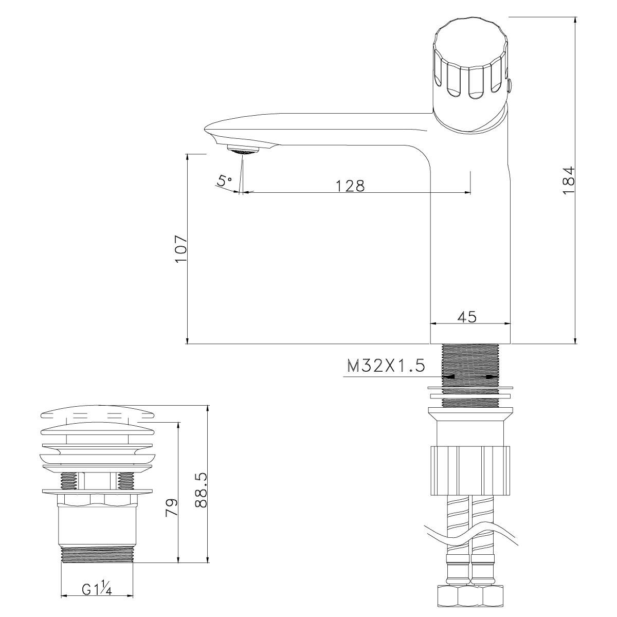 Смеситель для раковины Lemark Wing (LM5306C)