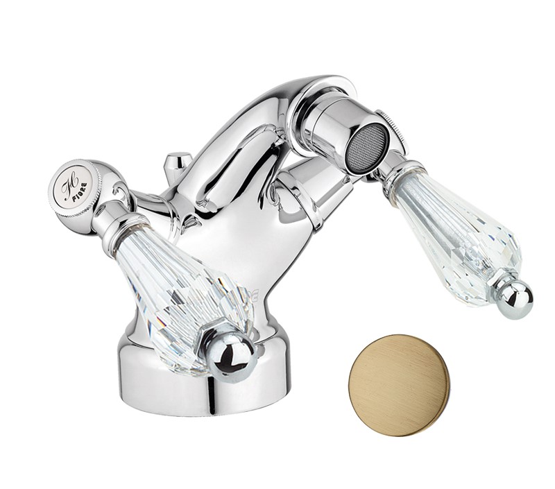 Смеситель для биде Fiore GIOIELLI (SWAROVSKI®) 08ZZ0632, бронза
