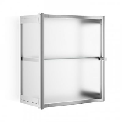 Decor Walther Glas S 2 Шкафчик подвесной 35x19x40см, стекло матовое, цвет: хром 602306