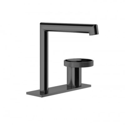 GESSI Anello Смеситель для раковины, на 2 отв., высота излива 14.1см., цвет: Black XL 63315#299