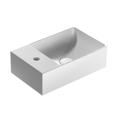 B6R41.BI GLOBO Раковина LE LASTRE 40x25 RH, цвет белый глянцевый