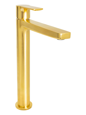 Смеситель для раковины Mariani KALI A22398KL12, золото брашированное