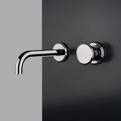 RU822A59Q AQUAELITE внешняя часть встроенного смесителя для раковины INstile, вороненная сталь шлифованная PVD