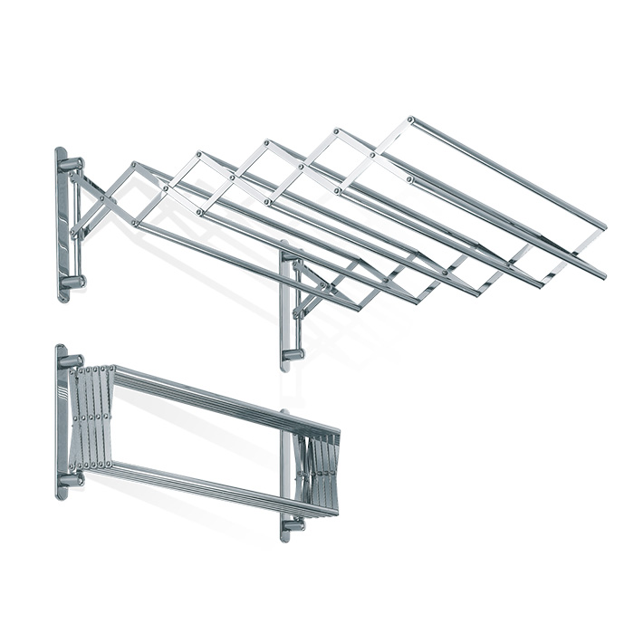 Decor Walther DW 700 Полотенцедержатель раскладной 61.5см, подвесной, цвет: хром 703400