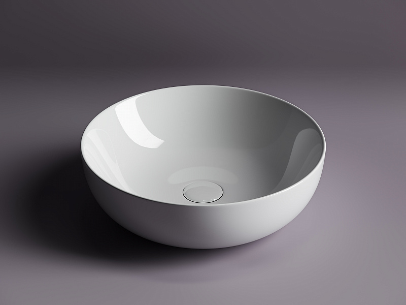 Умывальник чаша накладная круглая Ceramica Nova Element d420 см