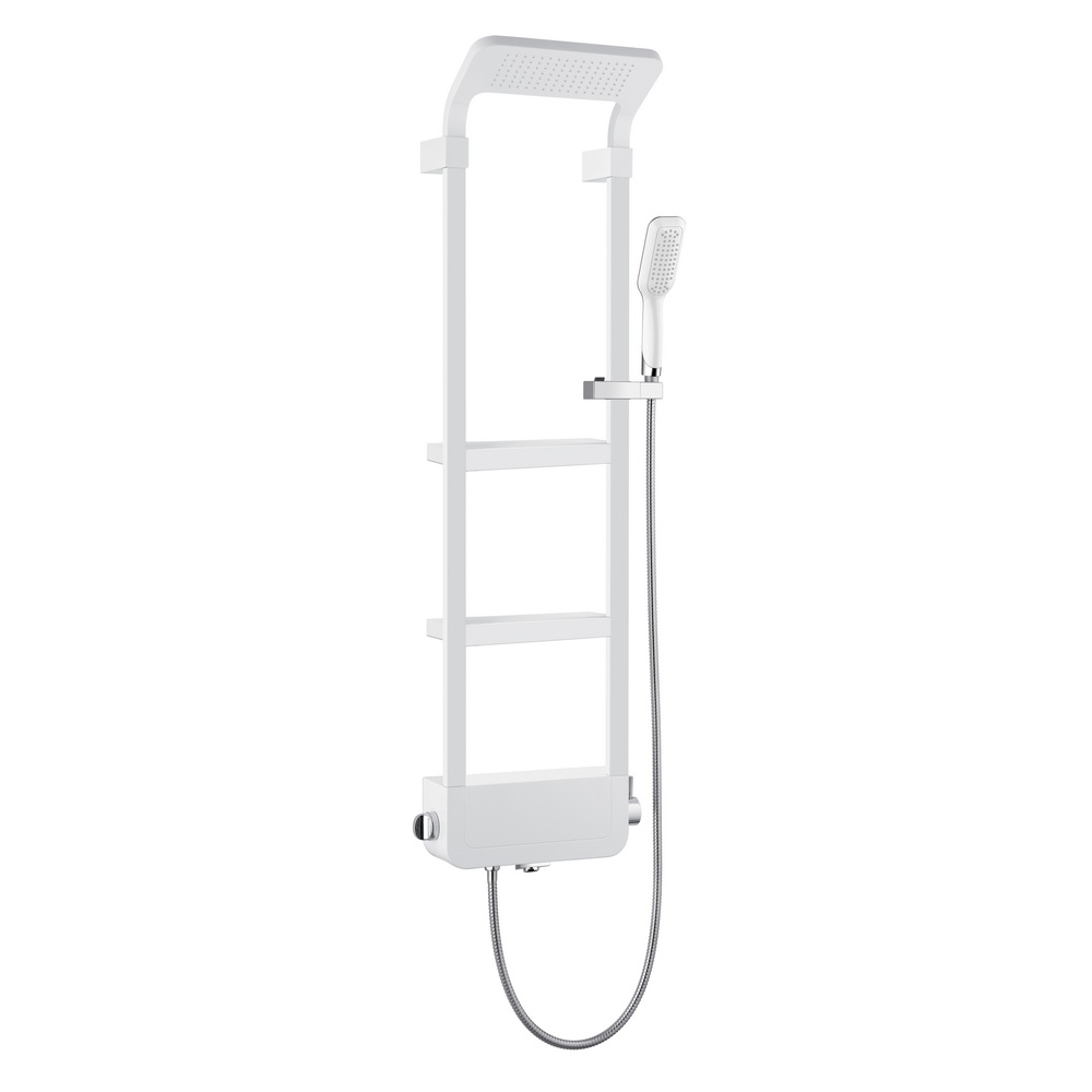 1210W0 Душевая панель B&W  W1210 Shine White (1300х405x230)