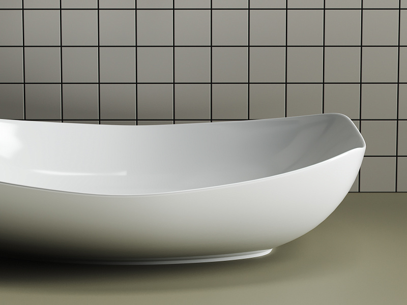 Умывальник чаша накладная овальная Ceramica Nova Element 560*400