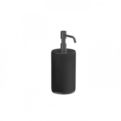 Gessi Tondo Дозатор для жидкого мыла, настольный, цвет: Black Metal Brushed PVD/черный 66438#707