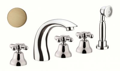 Смеситель на борт ванны Fiore MARGOT 26CR0608, хром
