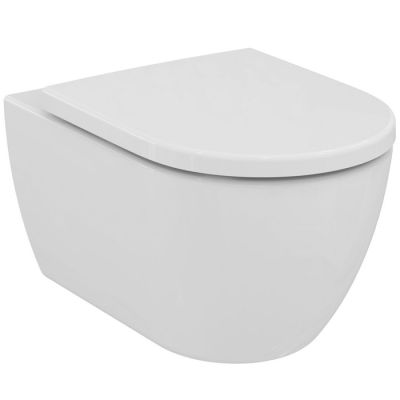 T569201 Ideal Standard Ellisse Унитаз подвесной, безободковый, с сиденьем, цвет: белый