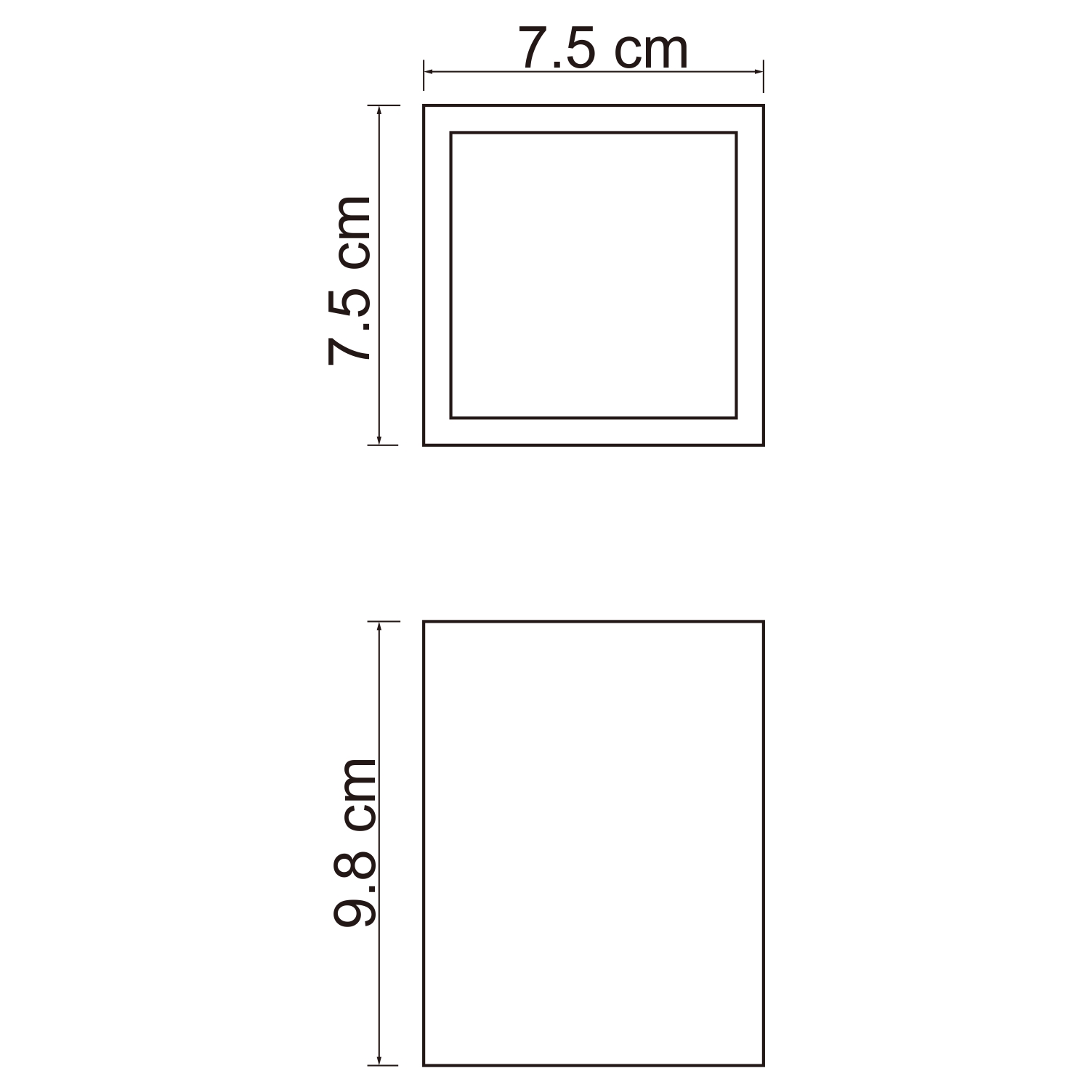 Leine K-3828 Стакан для зубных щеток Размеры (Ш/В/Г): 7,5х9,8х7,5 см
