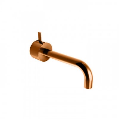 Fantini AF/21 Смеситель для раковины, настенный, излив: 214 мм, цвет: Matt Copper PVD 27 P9 A513B