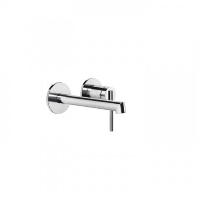 Gessi Anello Смеситель для раковины, встраиваемый, излив 14.9-16.9см., внешняя часть, цвет: хром 63581#031