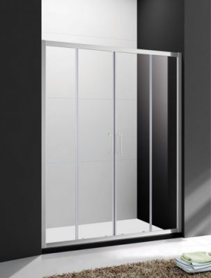 Душевая дверь 180 см, CEZARES MOLVENO-BF-2-180-P-Cr, стекло матовое Punto
