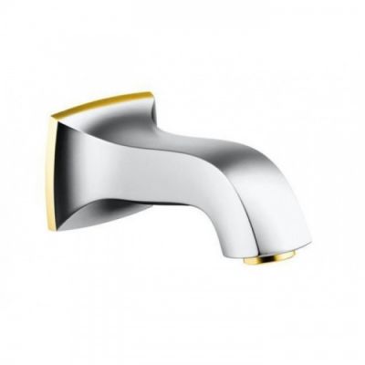 Hansgrohe Metropol Излив на ванну, настенный, 15.9см., цвет: хром/золото 13425090