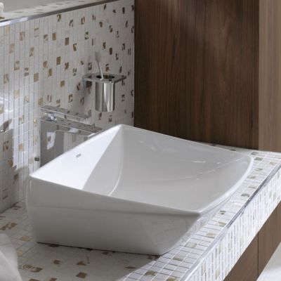 LW681B#W TOTO Jewelhex Раковина наклвдная 60.7х48.3 см, цвет: белый