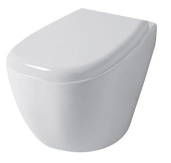 Disegno ceramica Weg, подвесной унитаз, c крепежом, 53x37,5 см, цвет белый глянцевый WG00500001