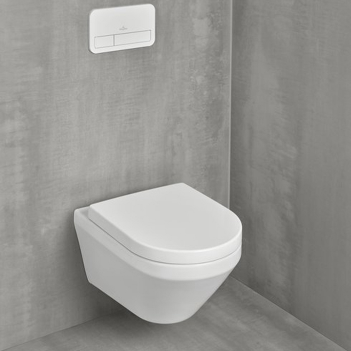 4694CL01 Подвесной унитаз 53 см Villeroy&Boch Architectura  безободковый, смыв Tornado,