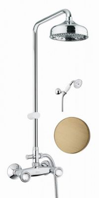 Душевая система Fiore VENERE SKY (SWAROVSKI®) 13ZZ0620, бронза