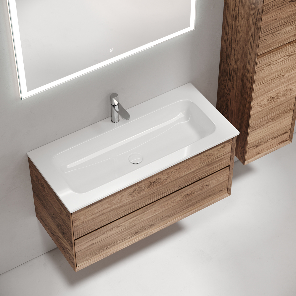 MR2.0100ECH Ceramica Nova Тумба подвесная SANCOS Marmi 2.0 995х445х520, цвет дуб чарльстон