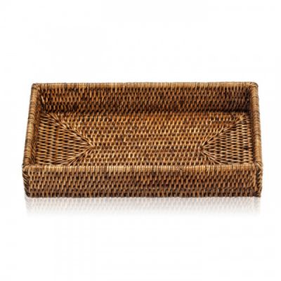 Decor Walther Basket Tab2 Лоток универсальный 30x16см, настольный, цвет: ротанг темный 932092
