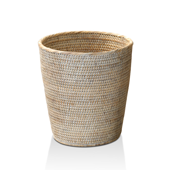 Decor Walther Basket PK Корзина для бумаги 30x31см, напольная, цвет: ротанг светлый 922191