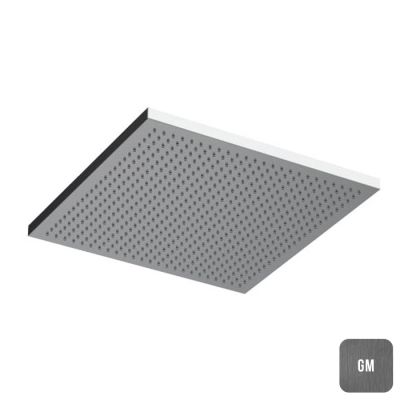 E044278.GM ALMAR VELVET RAIN Верхний душ 300х300 мм, цвет Gun Metal Brushed PVD