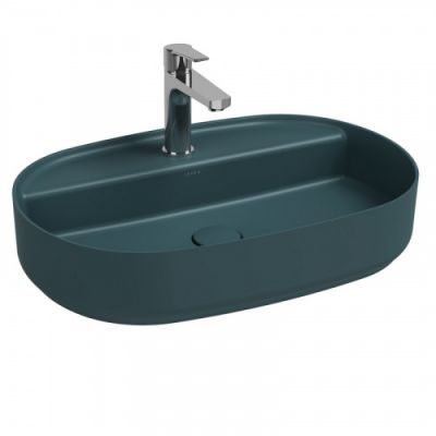 ISVEA Infinity раковина накладная 60x40 см, 10NF65060SV-2P зелёный темный