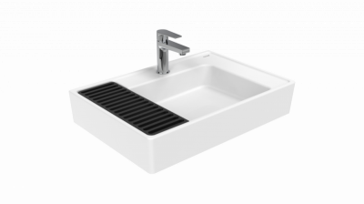 CREAVIT Arya Top Counter Раковина 65*45 см. с смещённый сливом AR065