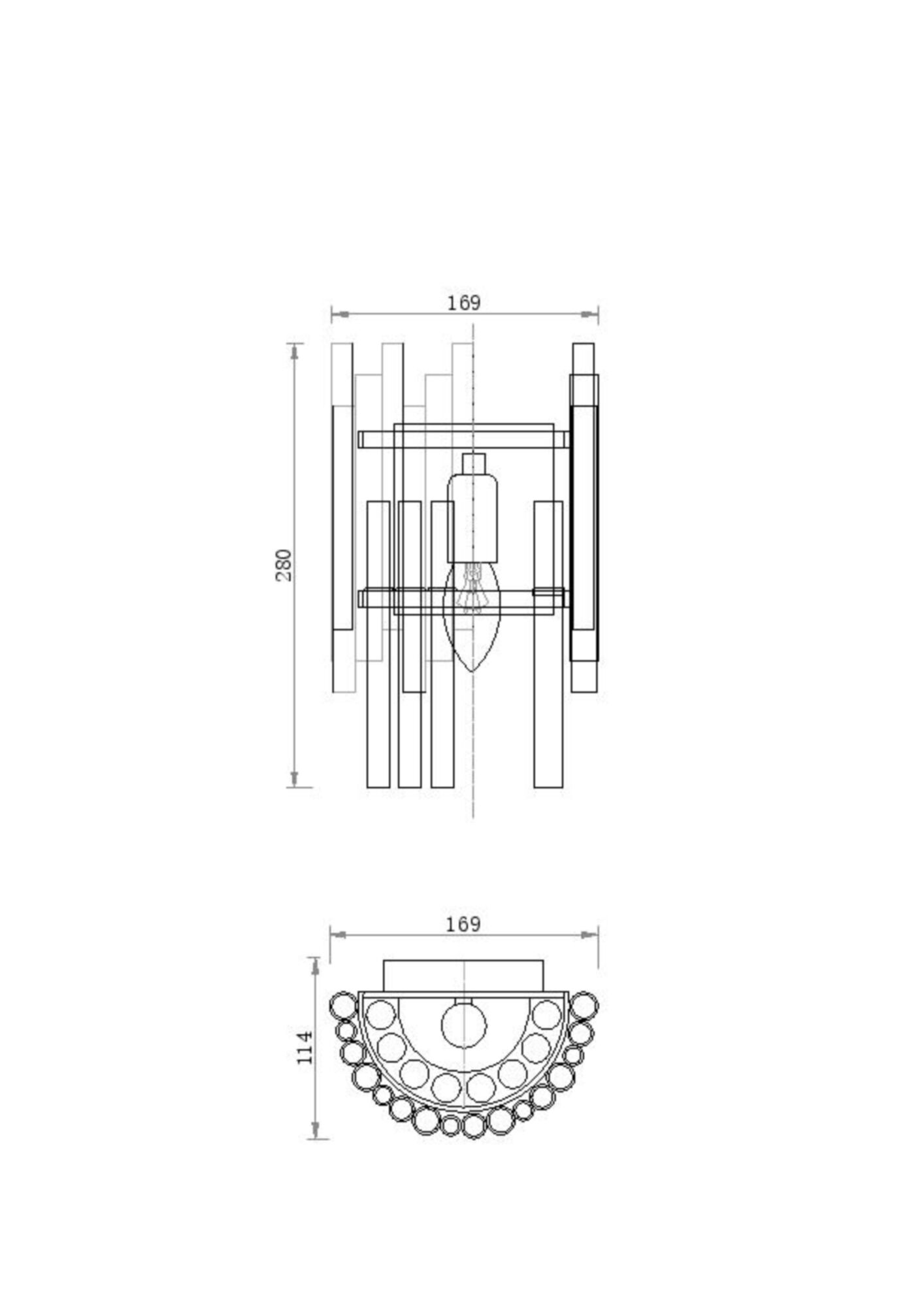Maytoni Coliseo Настенный светильник (бра) MOD135WL-01BS