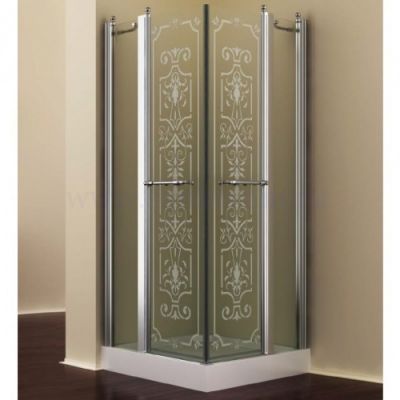 Душевой уголок Romance Collection SKARA 90x90 SK.E1.90.TGFP.BR