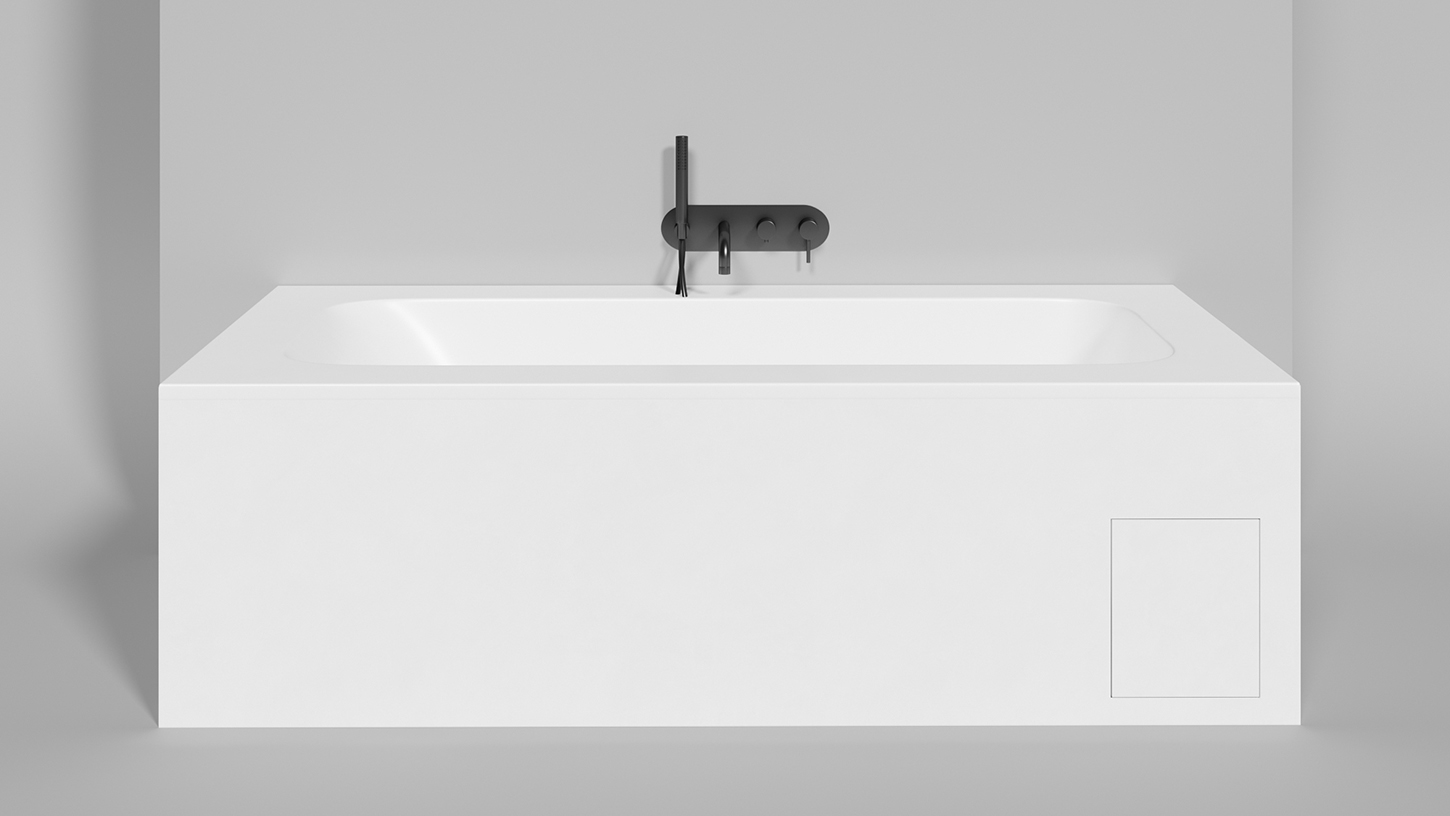 102114GF Salini ORLANDA KIT PLUS Ванна встраиваемая 190x100 покраска по RAL, глянцевая