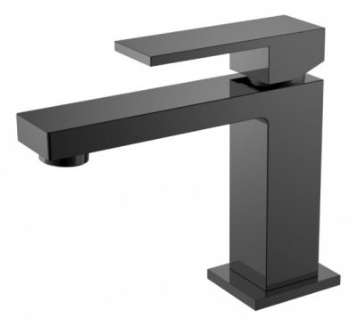 Смеситель для умывальника QUBIC Shine Gun Metal 471-SGM