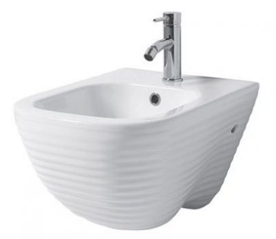 Disegno ceramica Loom, подвесное биде, c крепежом, 52,5x37 см, цвет черный матовый LO00700152