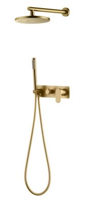 Смеситель встроенный для душа Boheme с верхней лейкой SPECTRE Bronze 454-BR