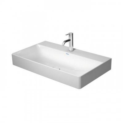Duravit DuraSquare Раковина накладная 80x47см., с 1 отв., без перелива, с керамической крышкой, с креплениями, цвет: белый 2353800041