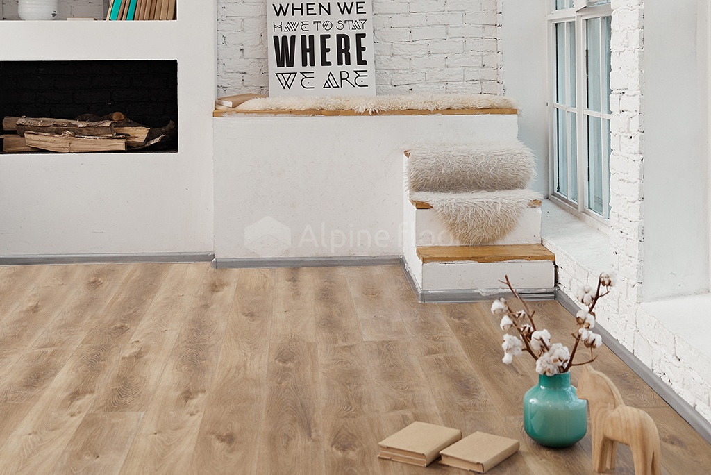 Кварц виниловая плитка Alpine floor 150x18 Premium XL Дуб Природный Изысканный ECO  7-6