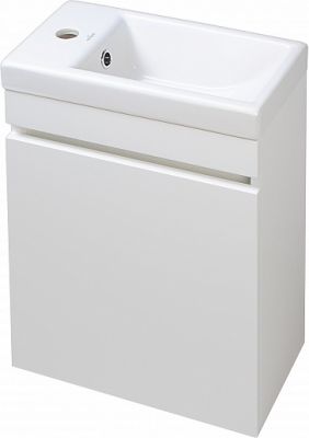 Тумба для раковины подвесная "Compact", Como 40, Люкс белый