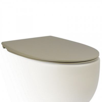 АеТ Dot 2.0 C555R132 Крышка с сиденьем механизм soft-close, цвет горчица матовый